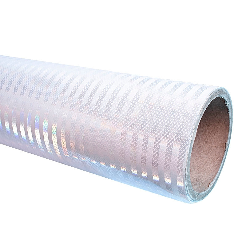 مادة أكريليك دقيقة موشورية عالية الكثافة، صفائح فينيل عاكسة ذاتية اللصق لإشارات المرور الدائمة