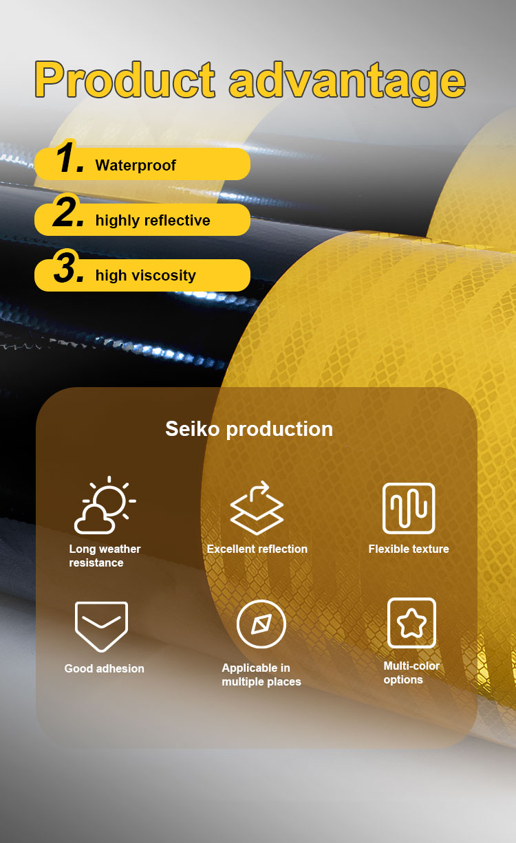 Printable untearable hazard reflective material