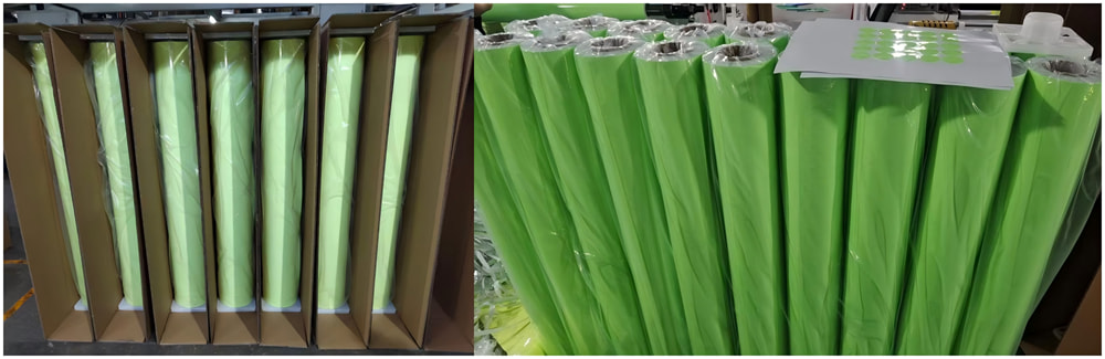 Printable Luminous Film For Advertising And Safety Labels